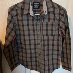 Calvin Klein boys long sleeve 10/12 M
